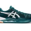 Asics Men's Gel-Resolution 8 CLAY/PADEL (Velvet Pine/White)