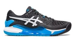 Asics Men's Gel-Resolution 9 (Black/Blue/White)