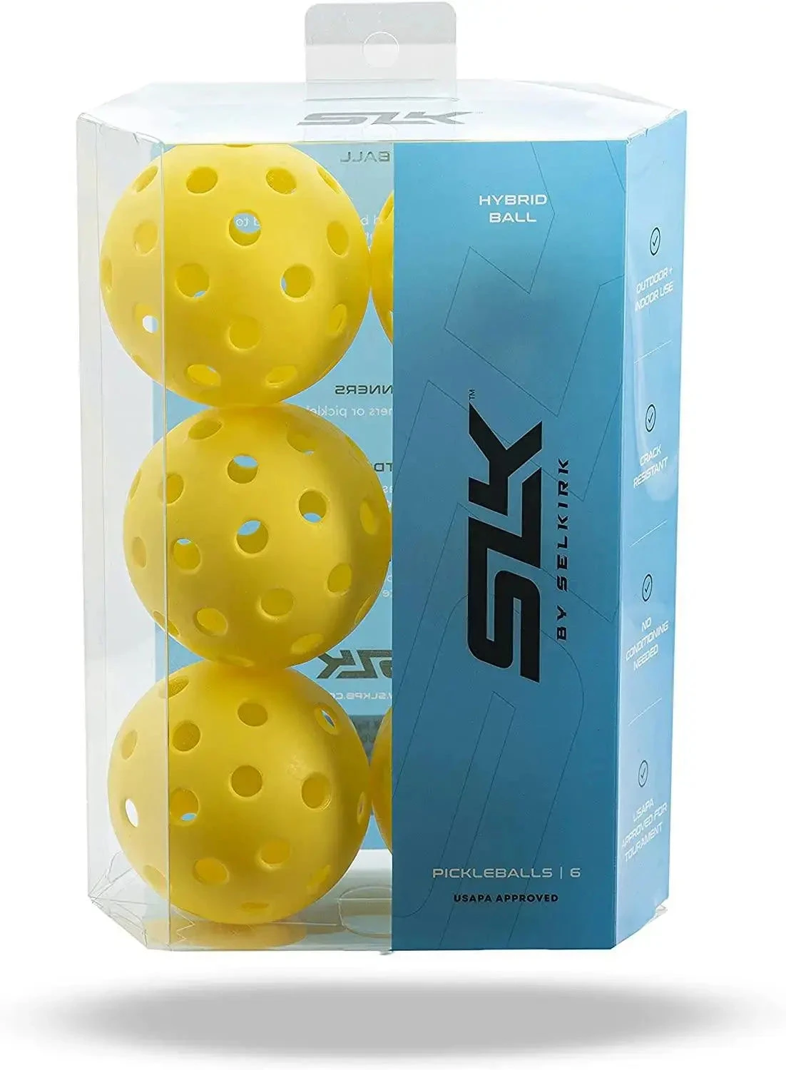 Selkirk Pickleballs SLK Hybrid Indoor And Outdoor - 6 Balls